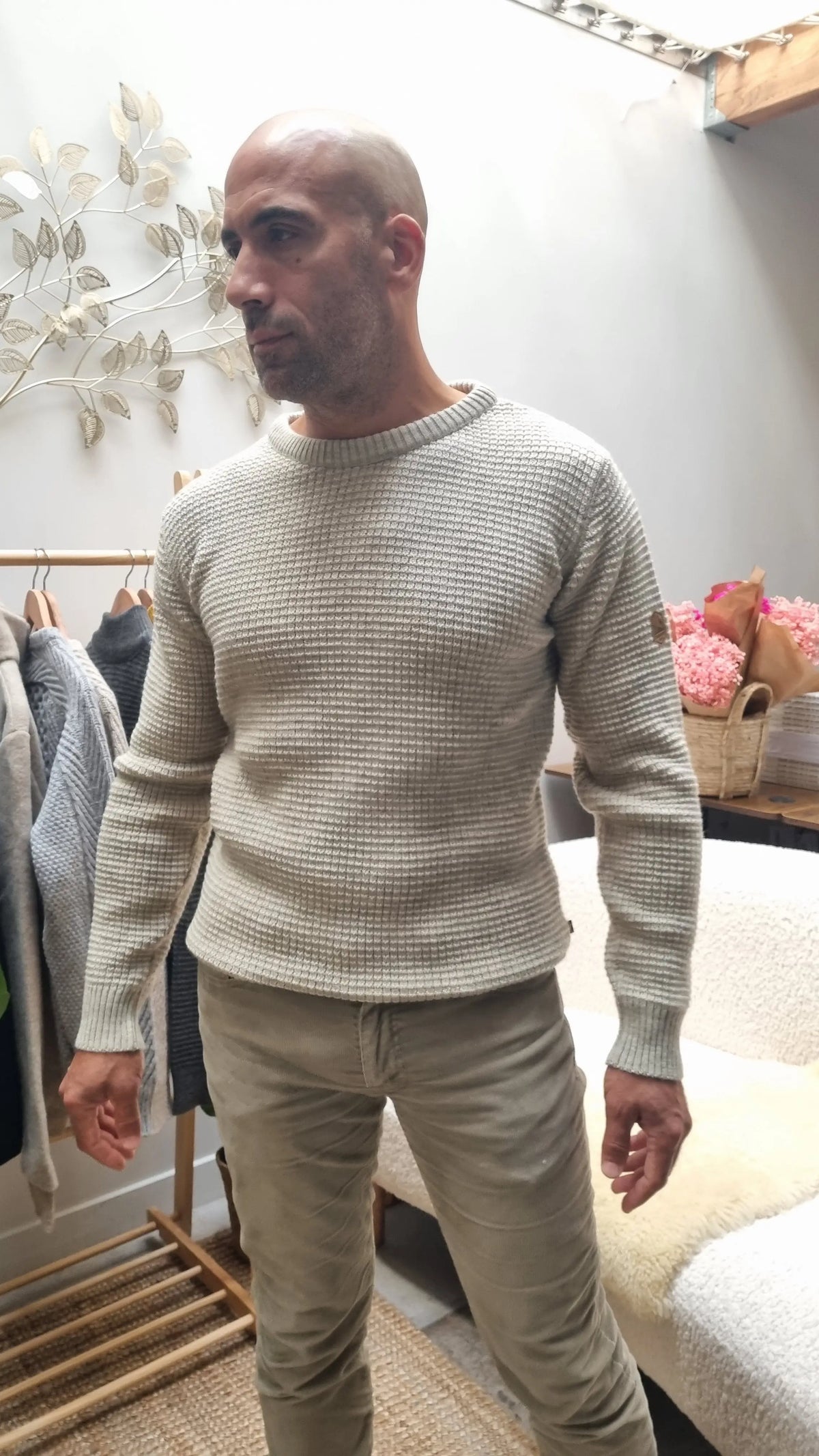 Ivanhoe - Pull homme Petal pure laine