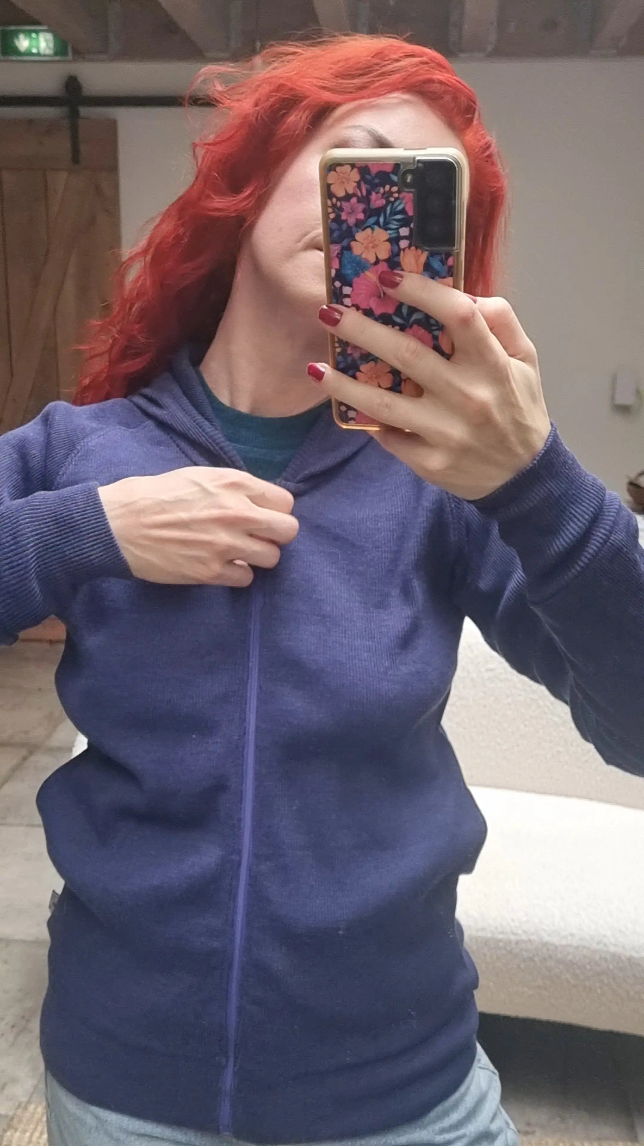 MaM - Gilet à capuche adulte et ado, laine mérinos