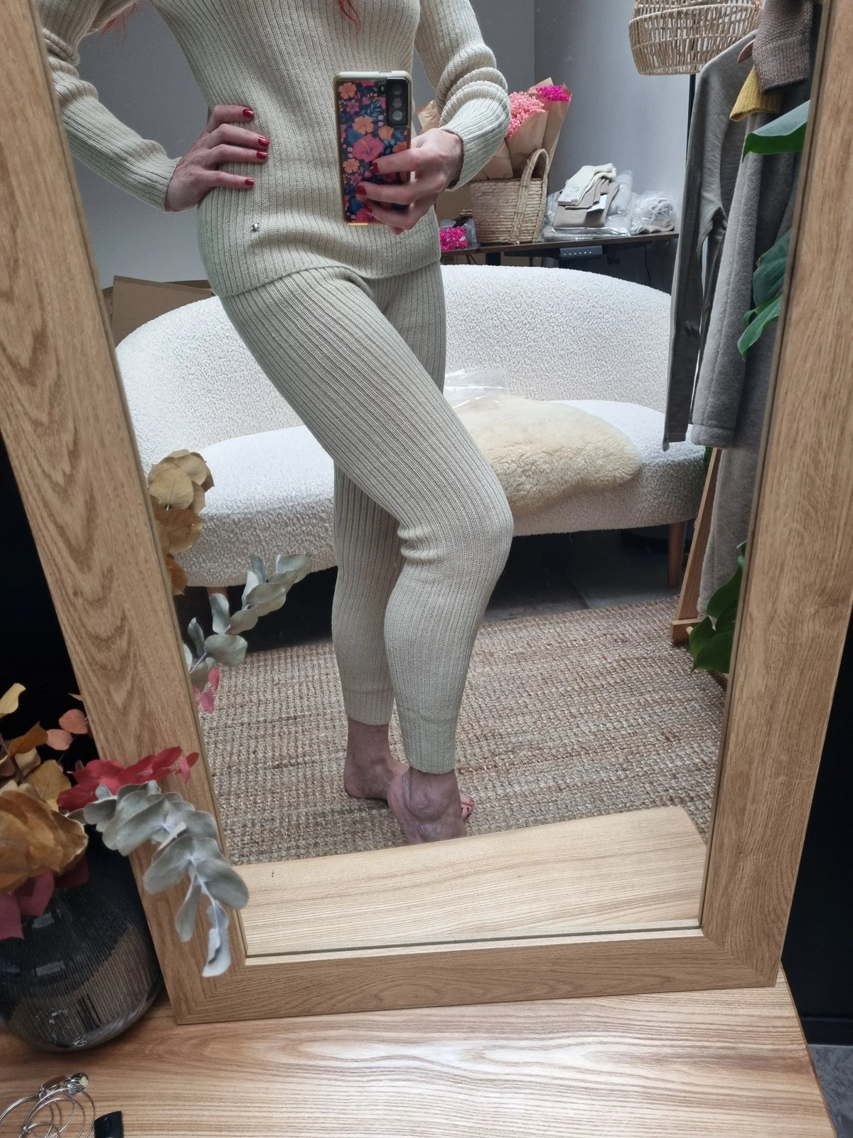 Esencia - Legging femme pur alpaga