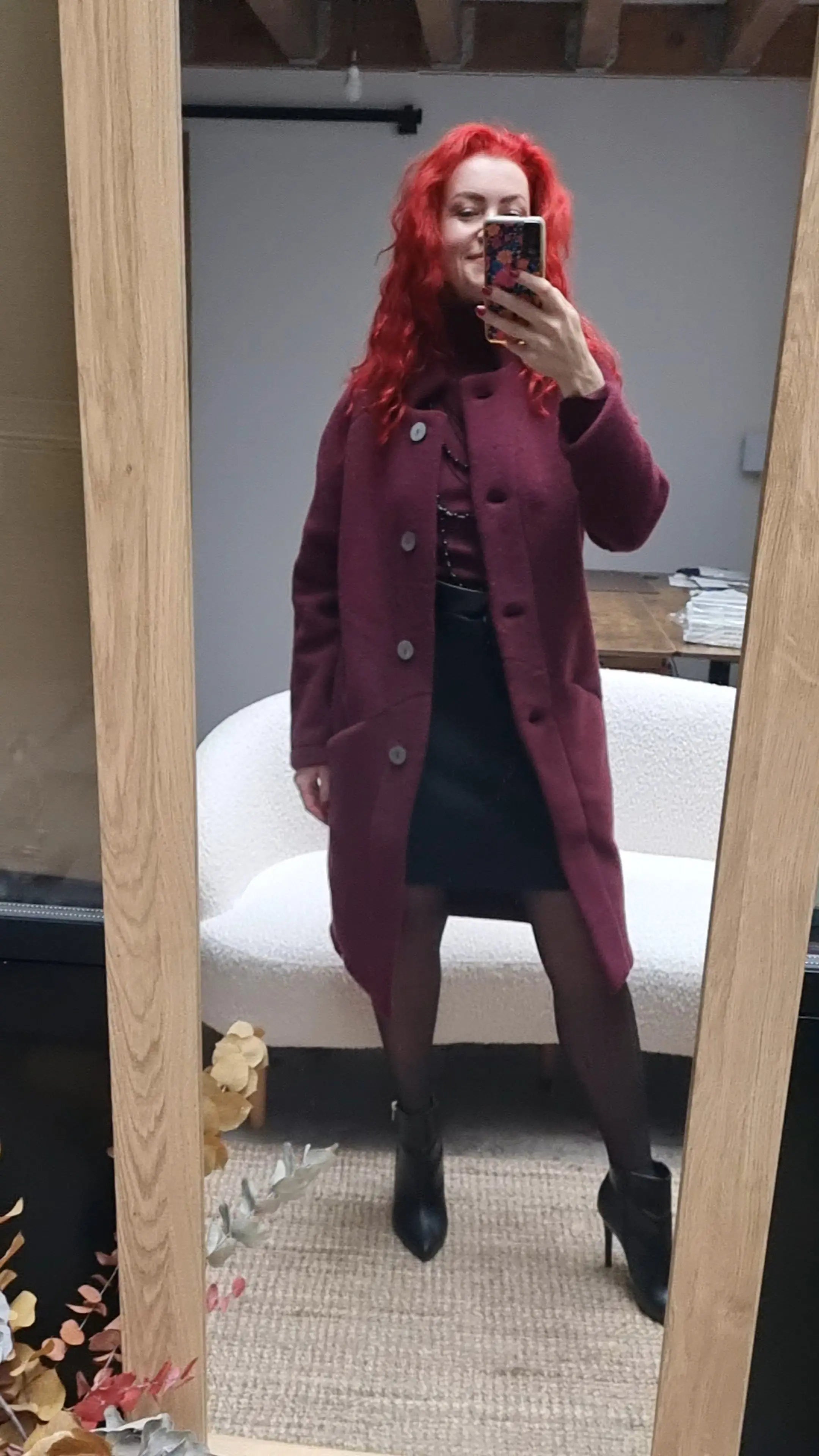 Reiff - Manteau long femme Paola pure laine polaire