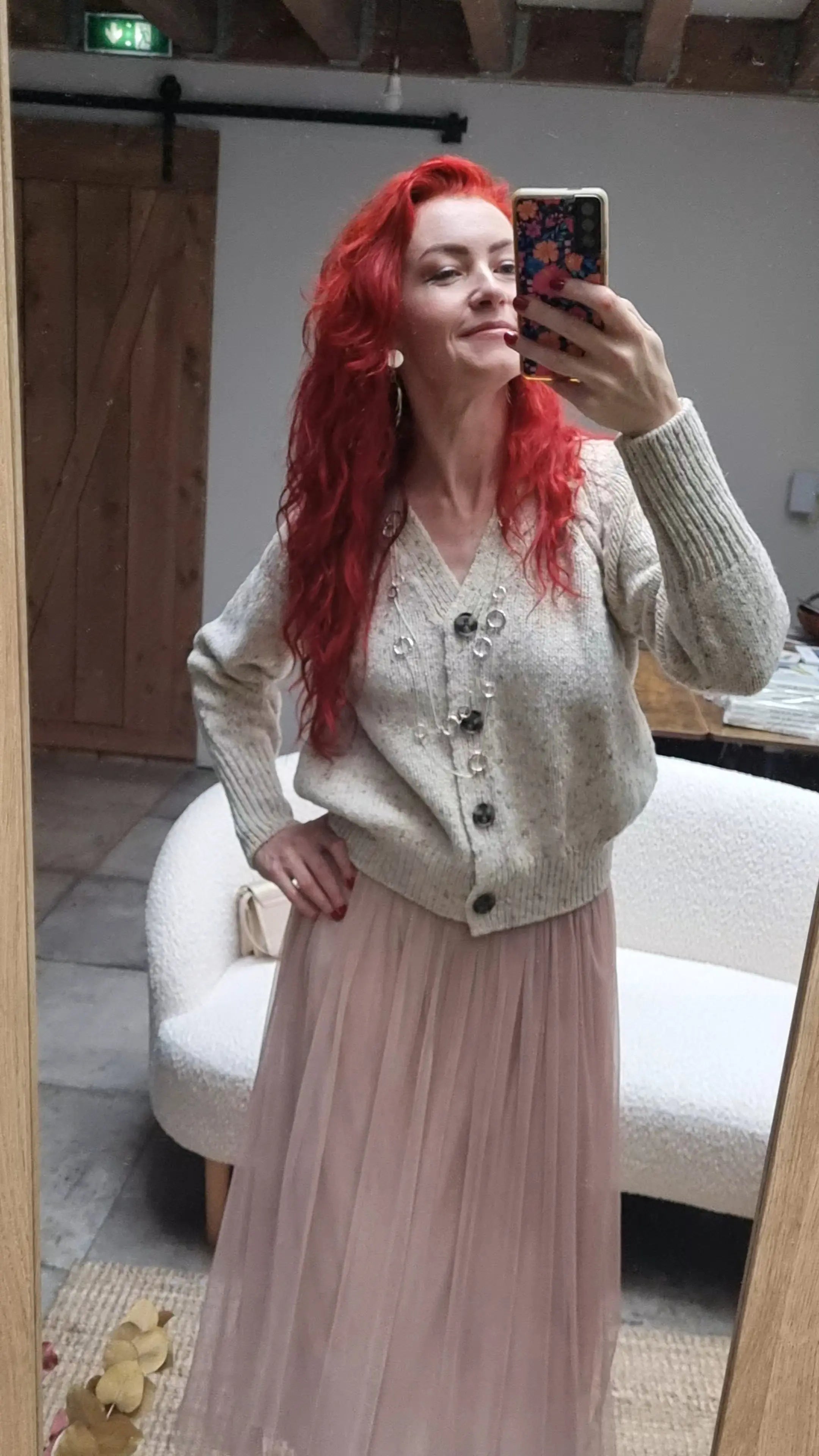 Fisherman - Cardigan raglan femme – Donegal Tweed merinos