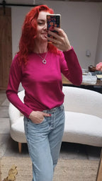 Reiff - T-shirt femme Fany en laine et soie "bouclette"