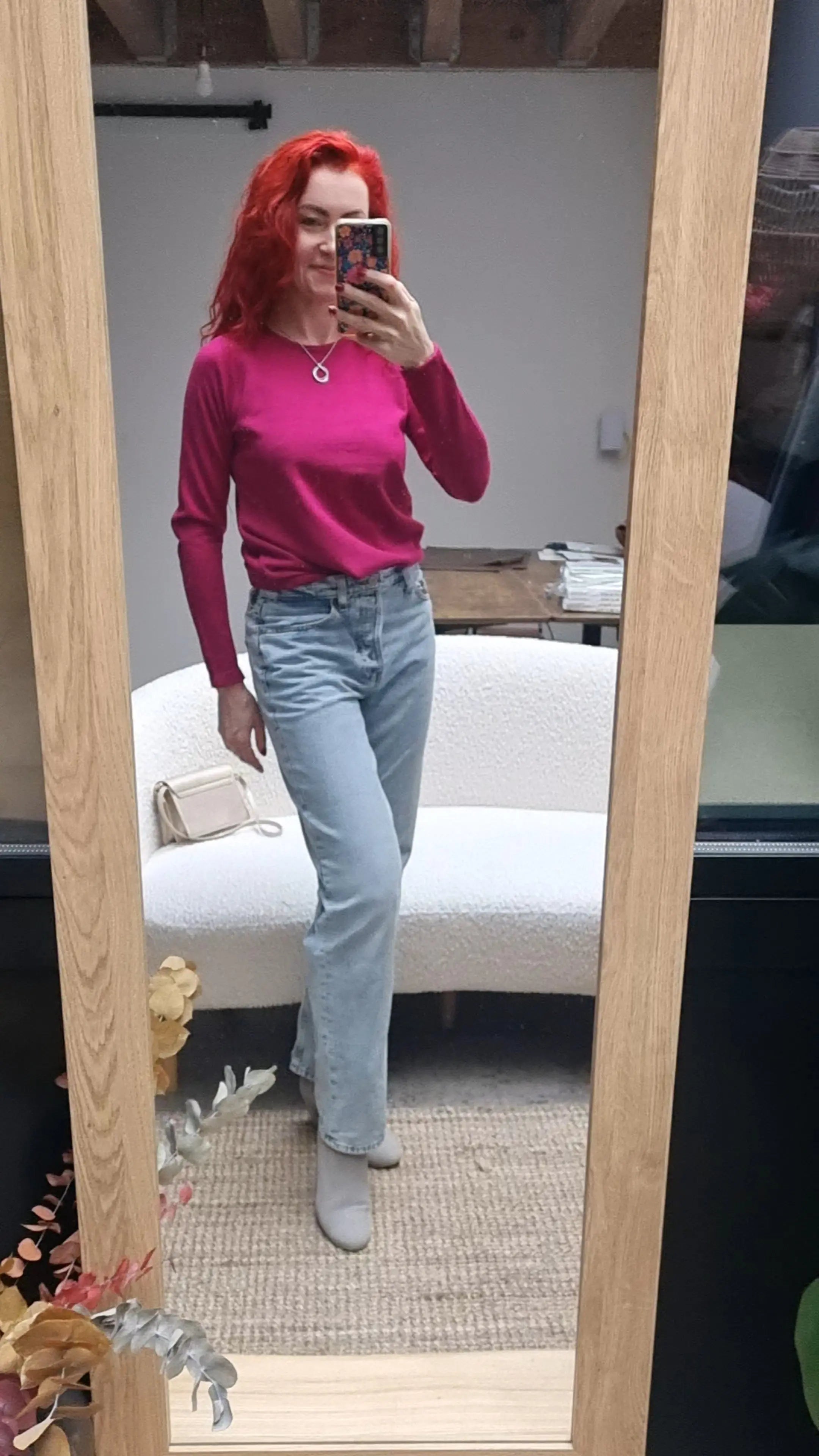 Reiff - T-shirt femme Fany en laine et soie "bouclette"