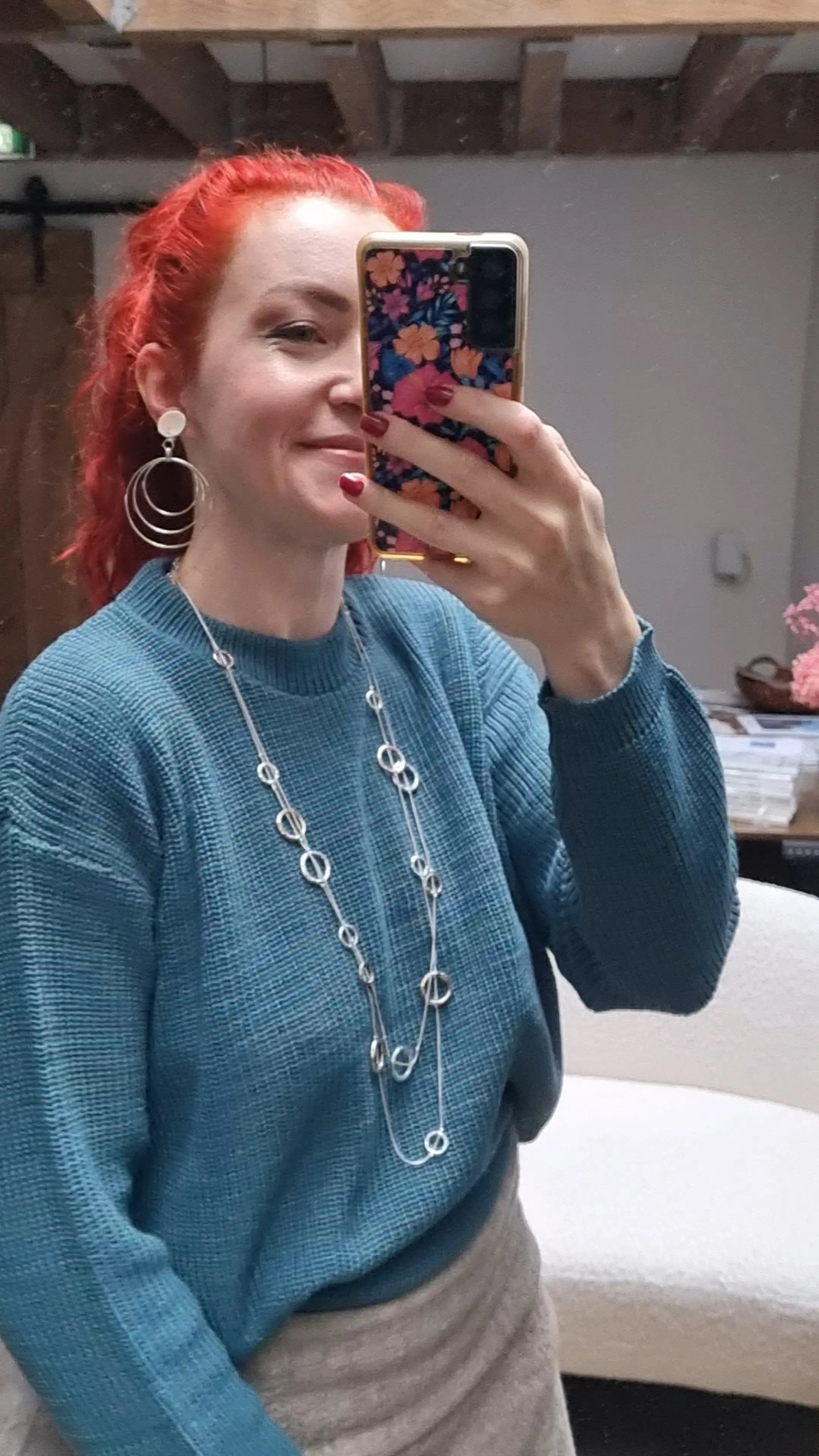 Reiff - Pull femme Lara laine mérinos, maille côtelée