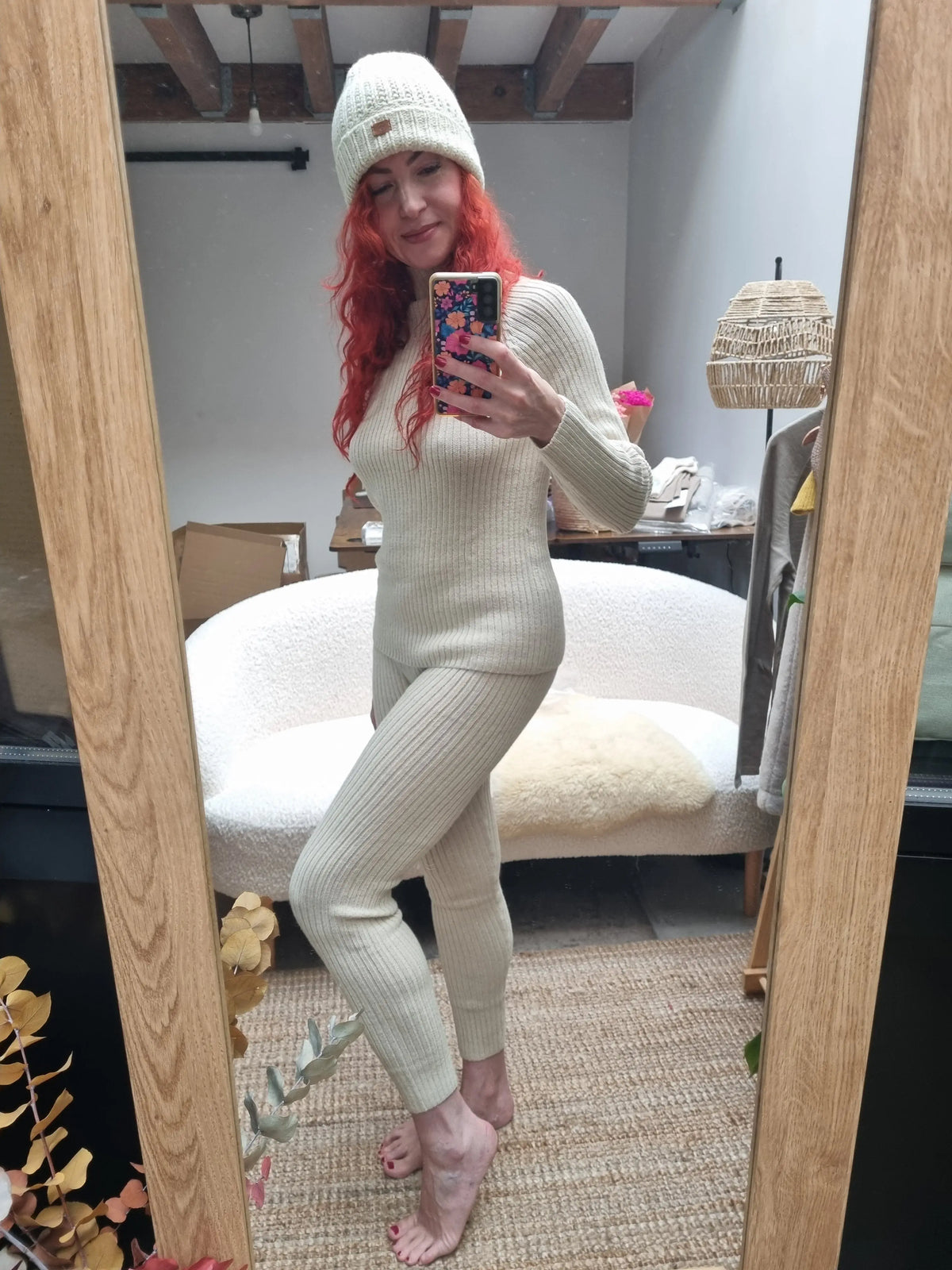 Esencia - Legging femme pur alpaga