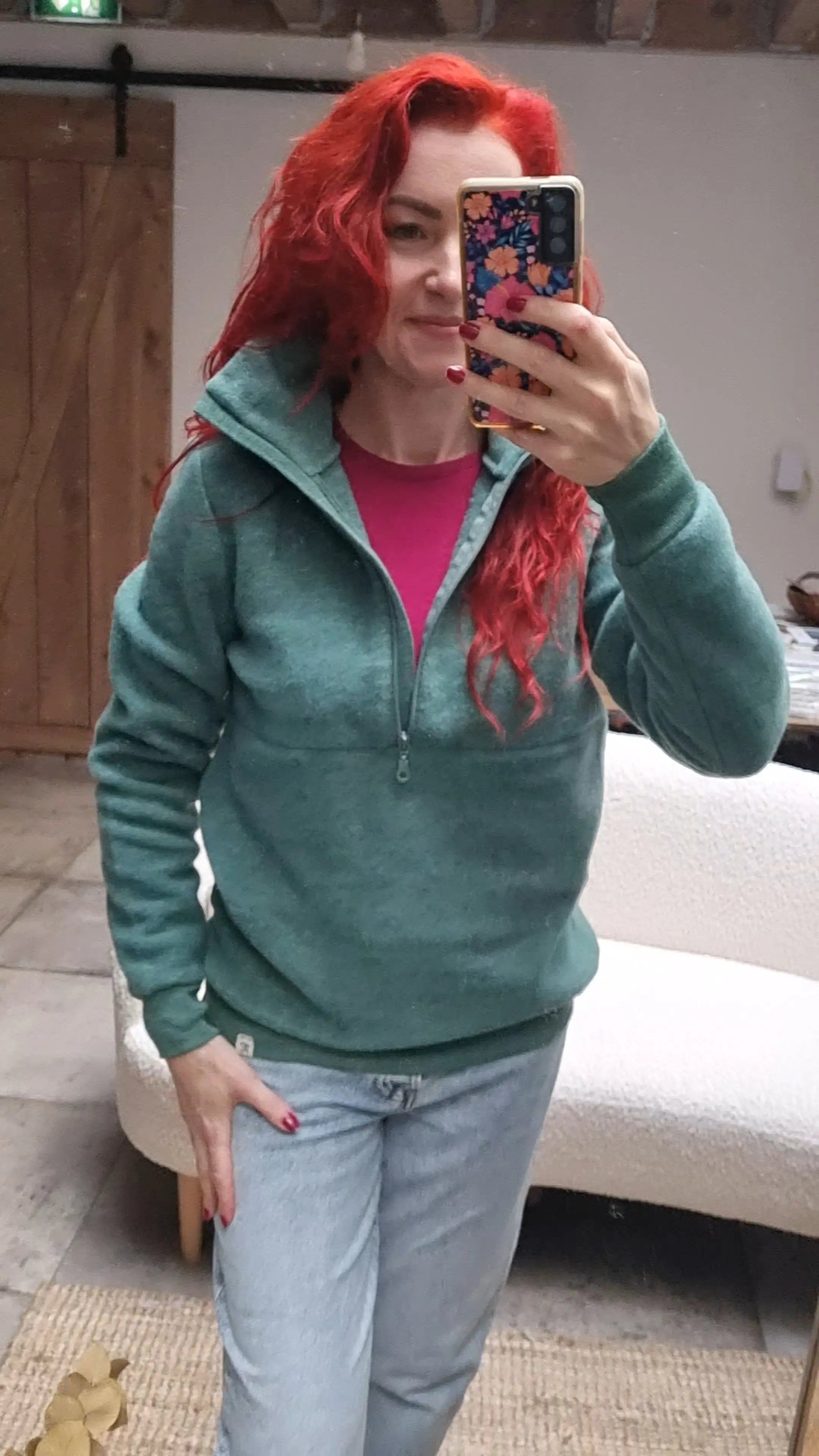 Reiff - Pull troyer femme Geli laine mérinos polaire