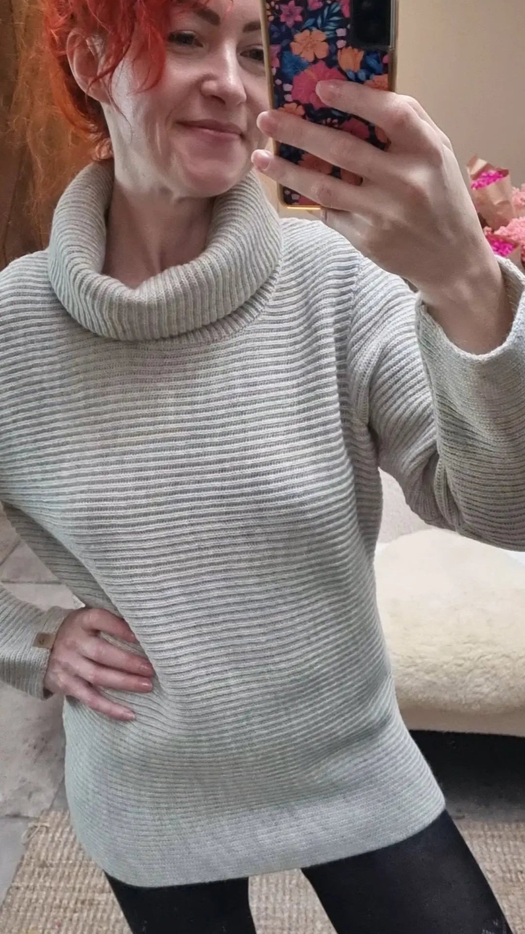 Ivanhoe - Pull col roulé Holly pure laine