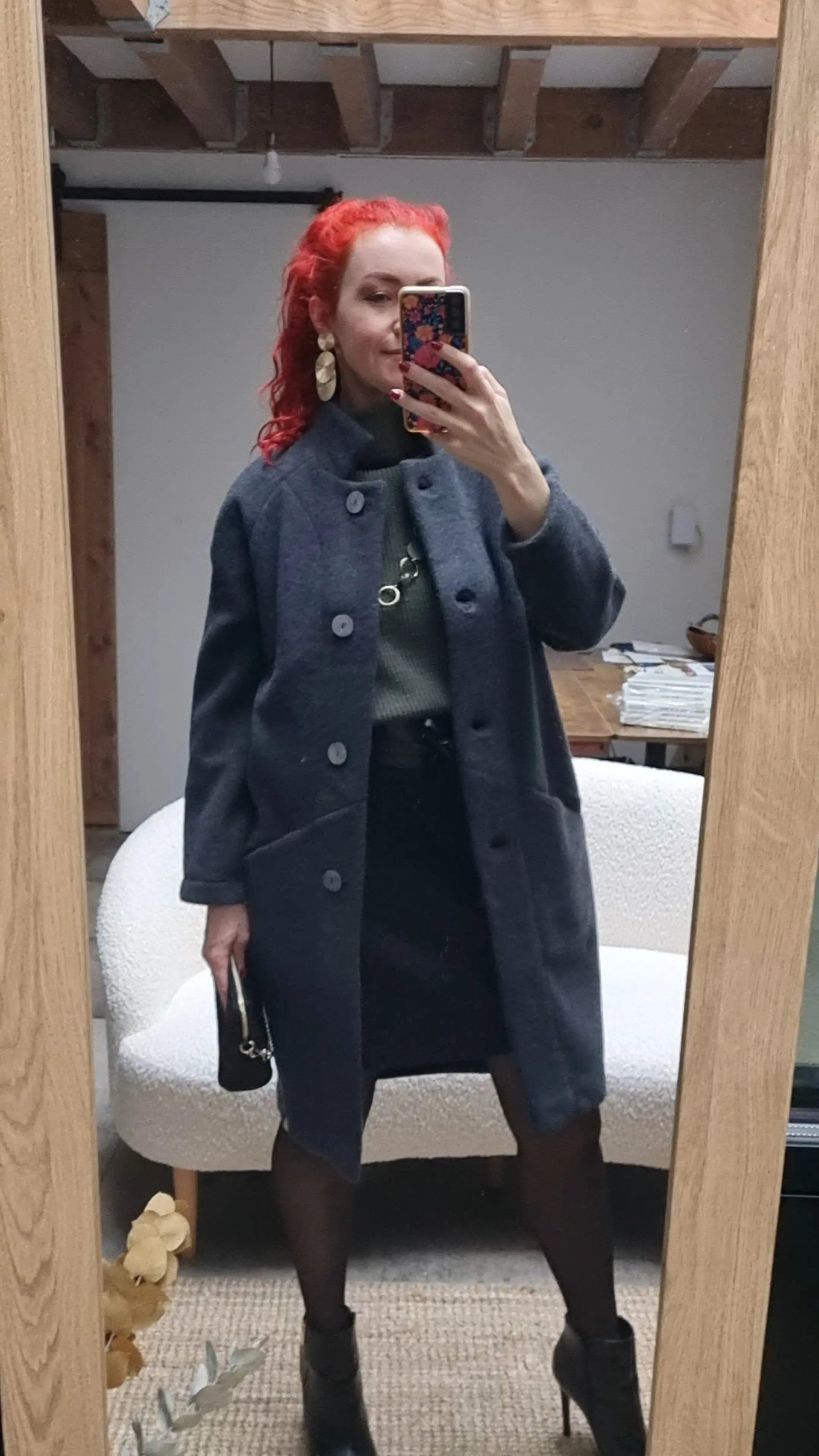 Reiff - Manteau long femme Paola pure laine polaire