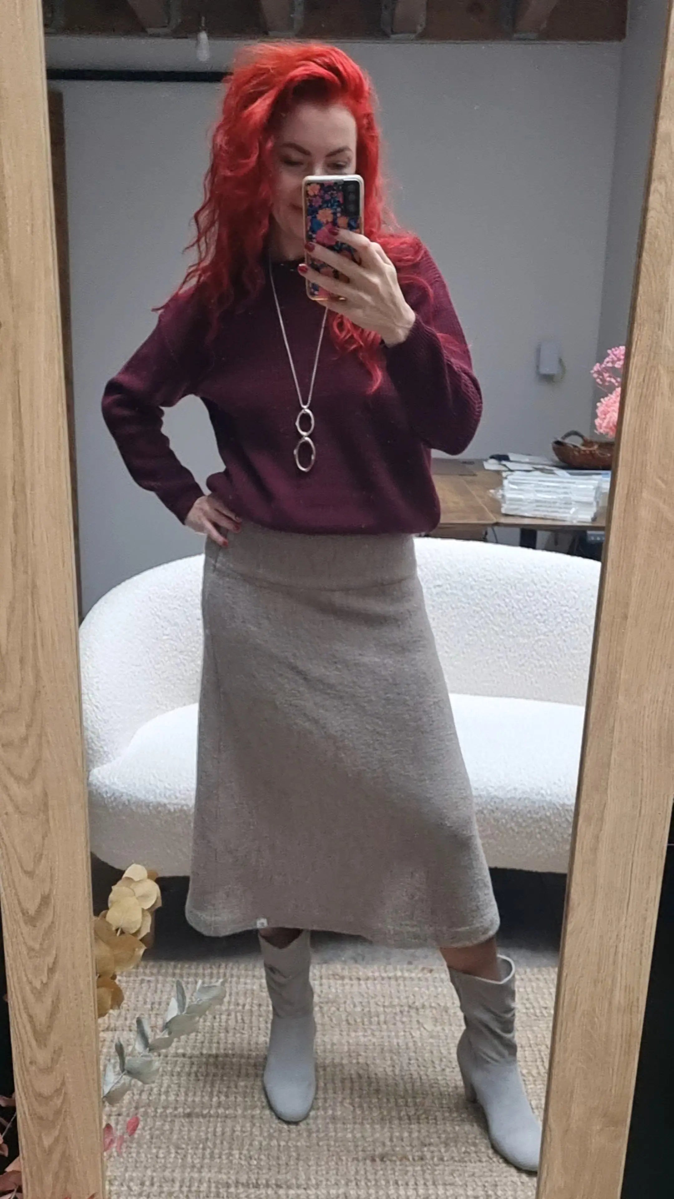 Reiff - Pull femme Lara laine mérinos, maille côtelée