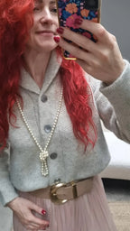 Fisherman - Cardigan femme en alpaga et laine Highland