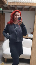 Reiff - Veste cardigan femme Jette en laine mérinos polaire