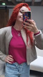 Reiff - Veste cardigan femme Jette en laine mérinos polaire