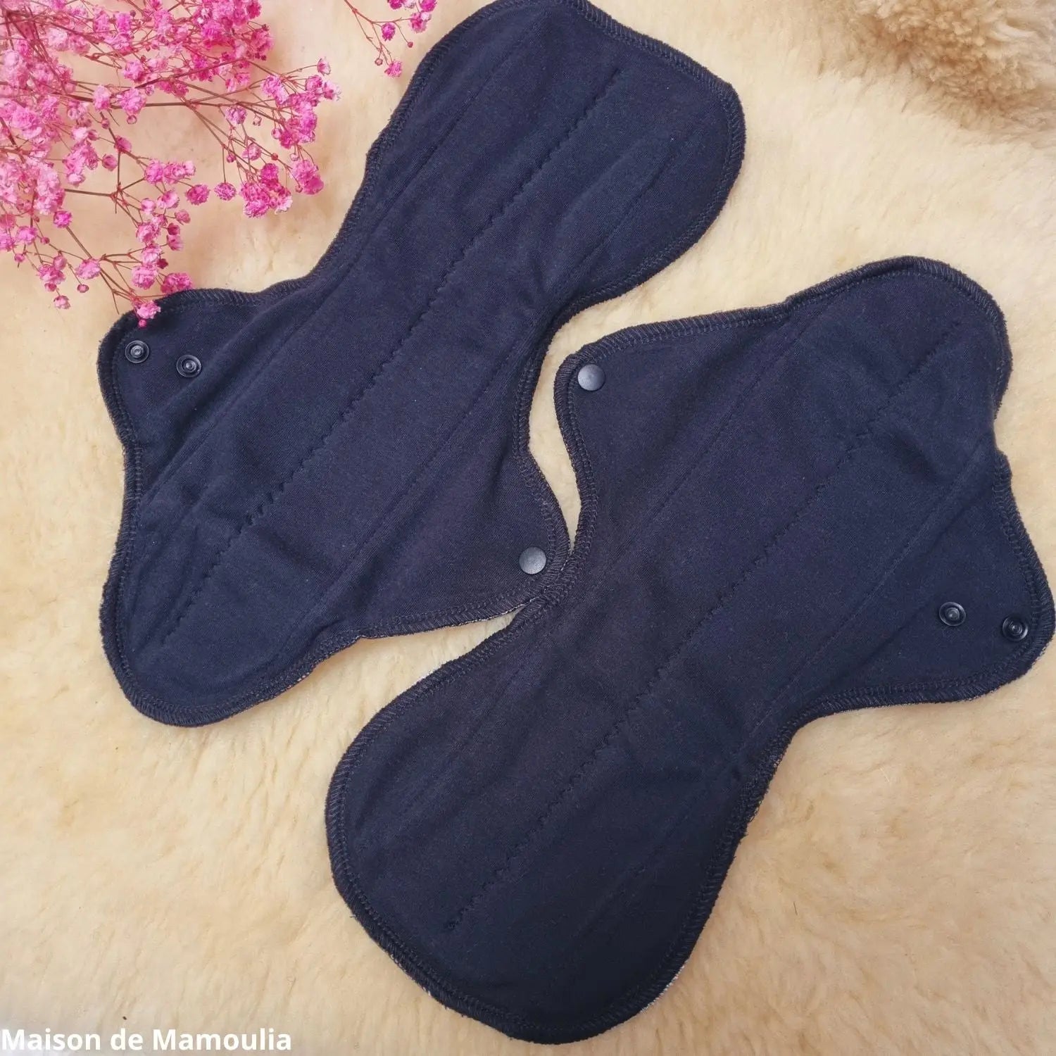 MaM - Serviettes hygiéniques lavables – coton bio - Maxi Nuit MaM