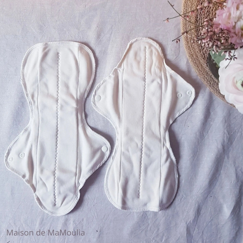 MaM - Serviettes hygiéniques lavables – coton bio - Maxi Nuit MaM