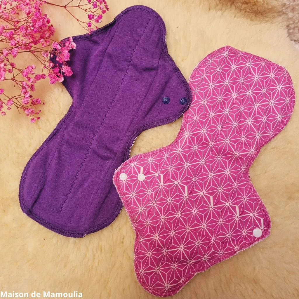 MaM - Serviettes hygiéniques lavables – coton bio - Maxi Nuit MaM