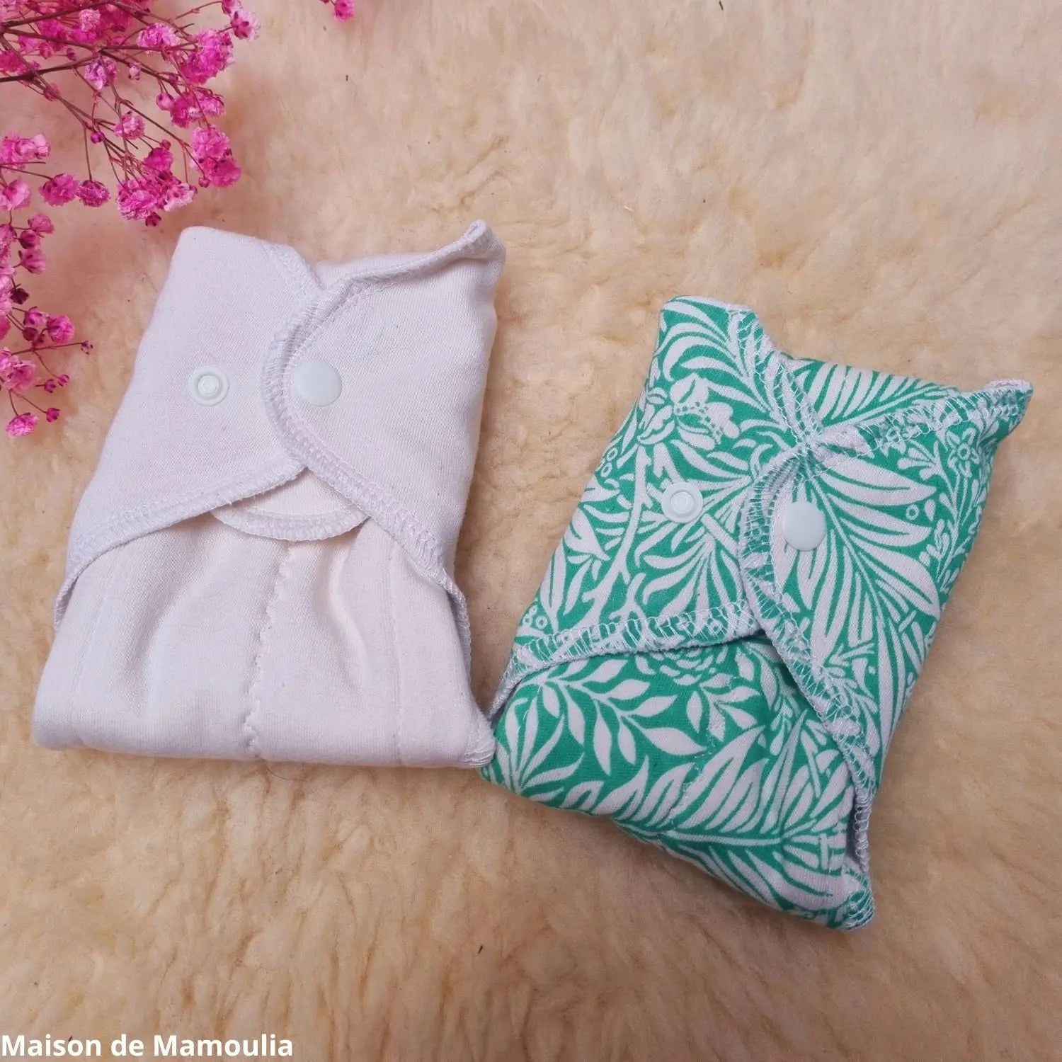MaM - Serviettes hygiéniques lavables – coton bio - Maxi Nuit MaM