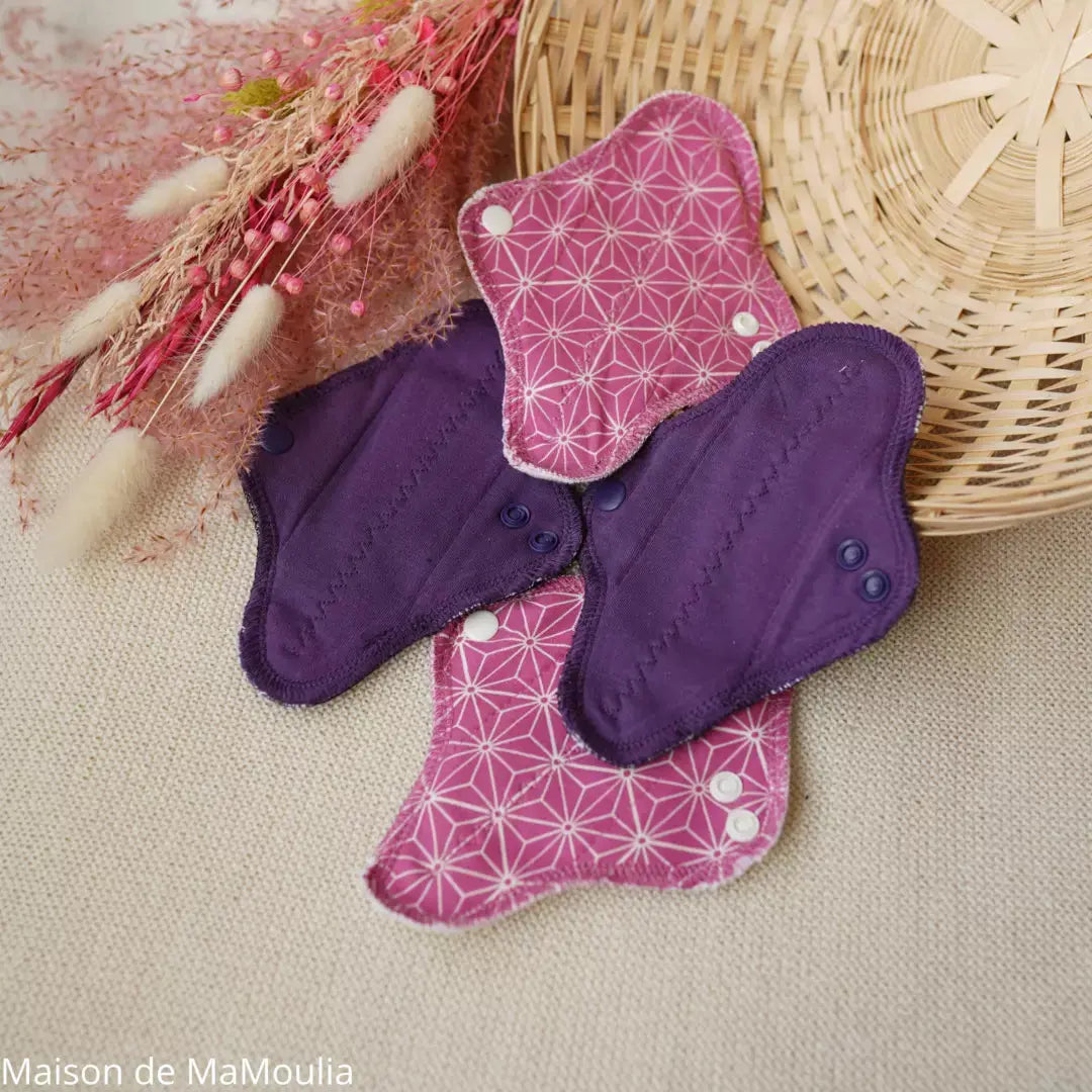 MaM - Serviettes hygiéniques lavables – coton bio - Mini MaM