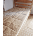 Surmatelas double face, laine de mouton de Cobourg - Maison de Mamoulia Maison de Mamoulia