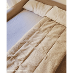 Surmatelas double face, laine de mouton de Cobourg - Maison de Mamoulia Maison de Mamoulia