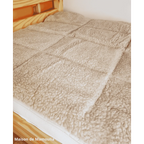 Surmatelas double face, laine de mouton de Cobourg - Maison de Mamoulia Maison de Mamoulia