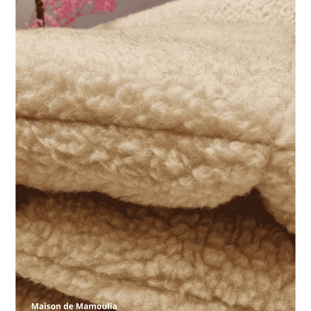 Surmatelas double face, laine de mouton de Cobourg - Maison de Mamoulia Maison de Mamoulia
