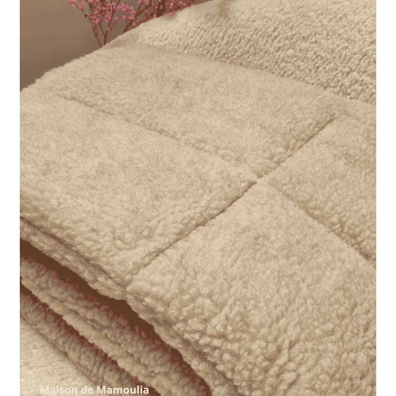 Surmatelas double face, laine de mouton de Cobourg - Maison de Mamoulia Maison de Mamoulia