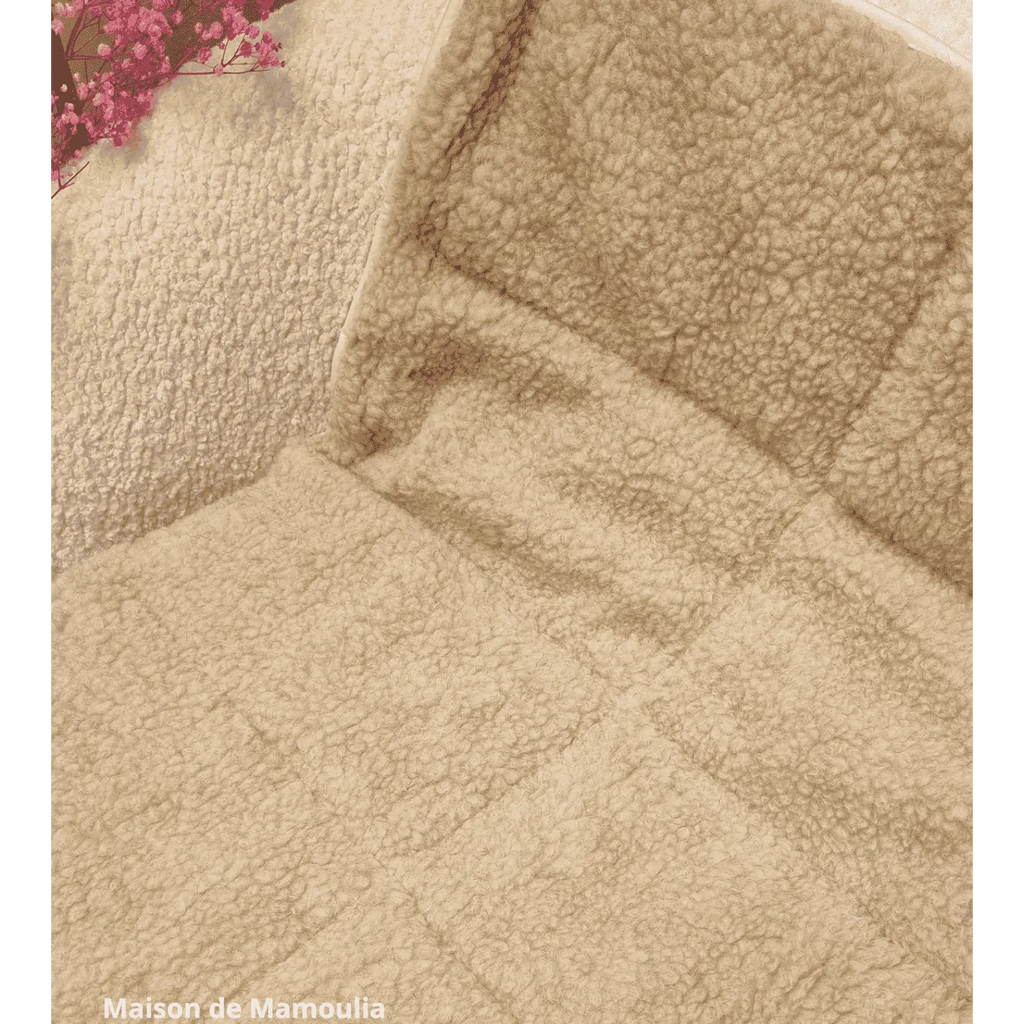 Surmatelas double face, laine de mouton de Cobourg - Maison de Mamoulia Maison de Mamoulia