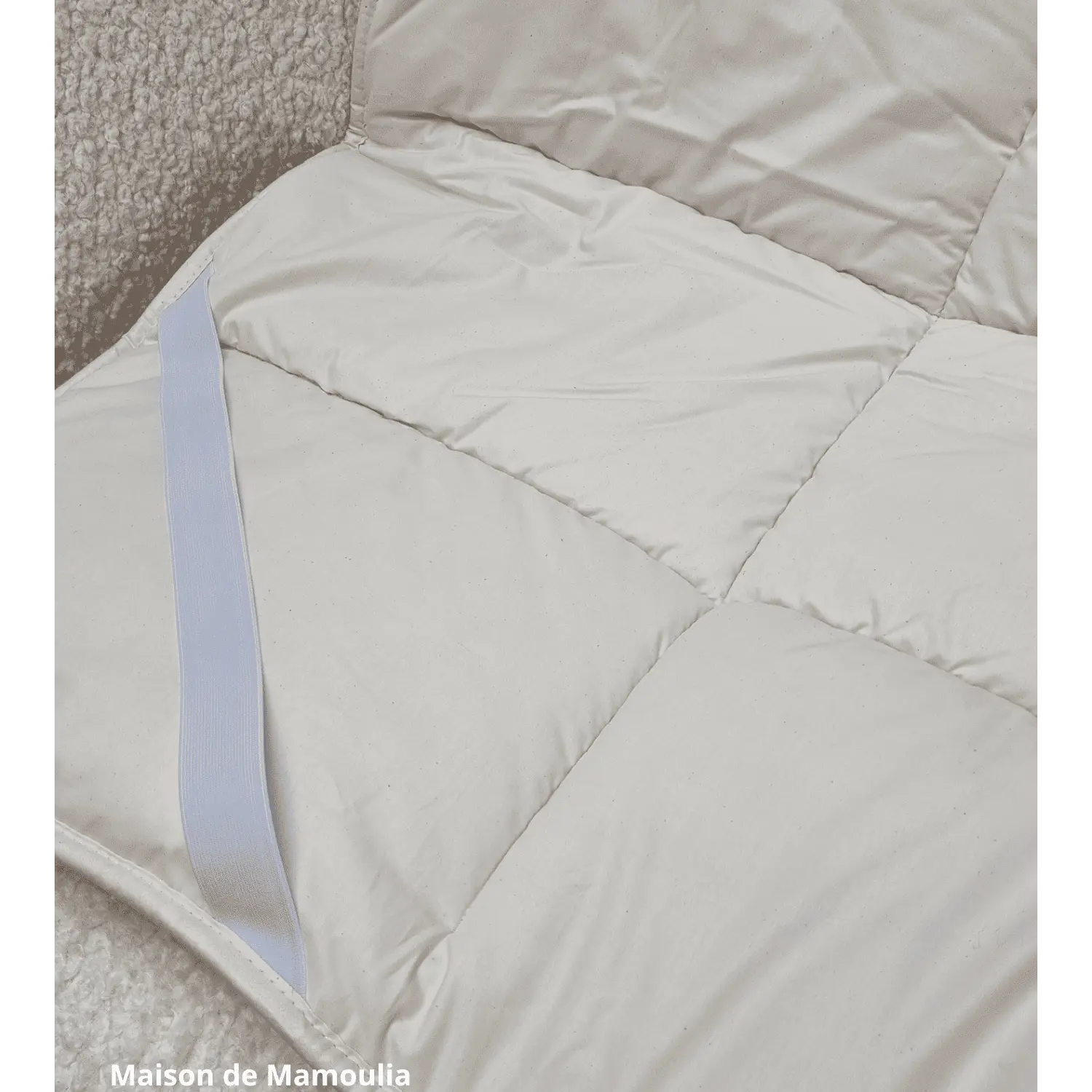 Surmatelas double face, laine de mouton de Cobourg - Maison de Mamoulia Maison de Mamoulia