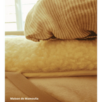 Saling - Surmatelas double face, laine-coton bio Saling