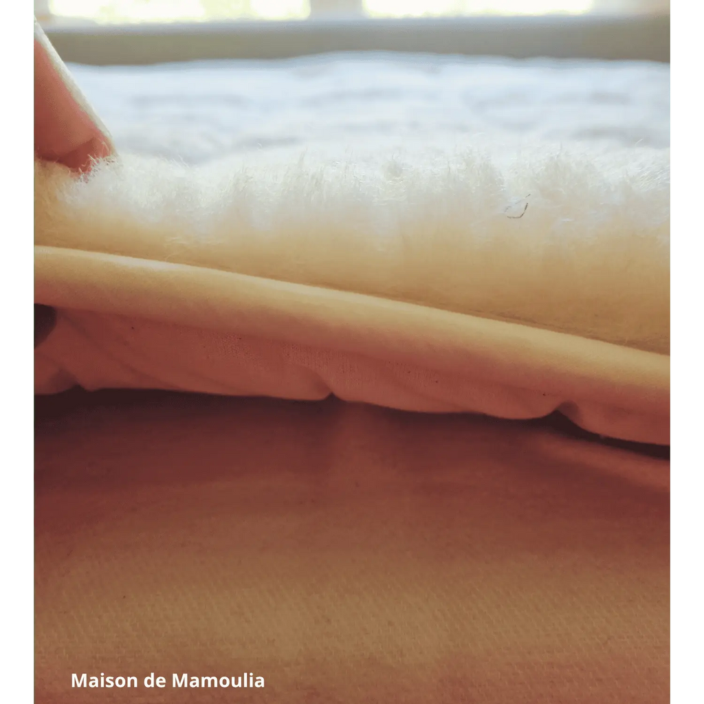 Saling - Surmatelas double face, laine-coton bio Saling
