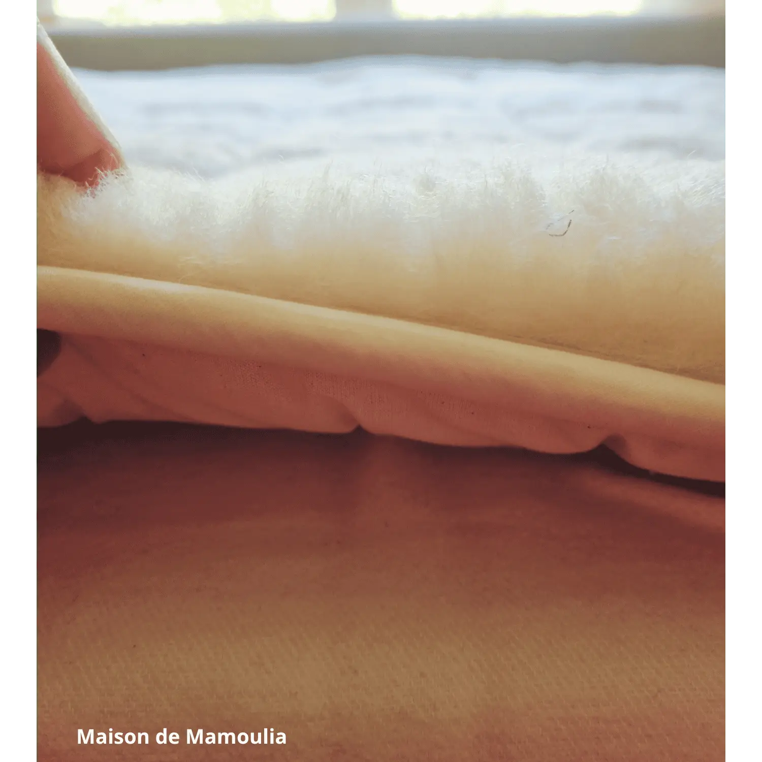 Saling - Surmatelas double face, laine-coton bio Saling
