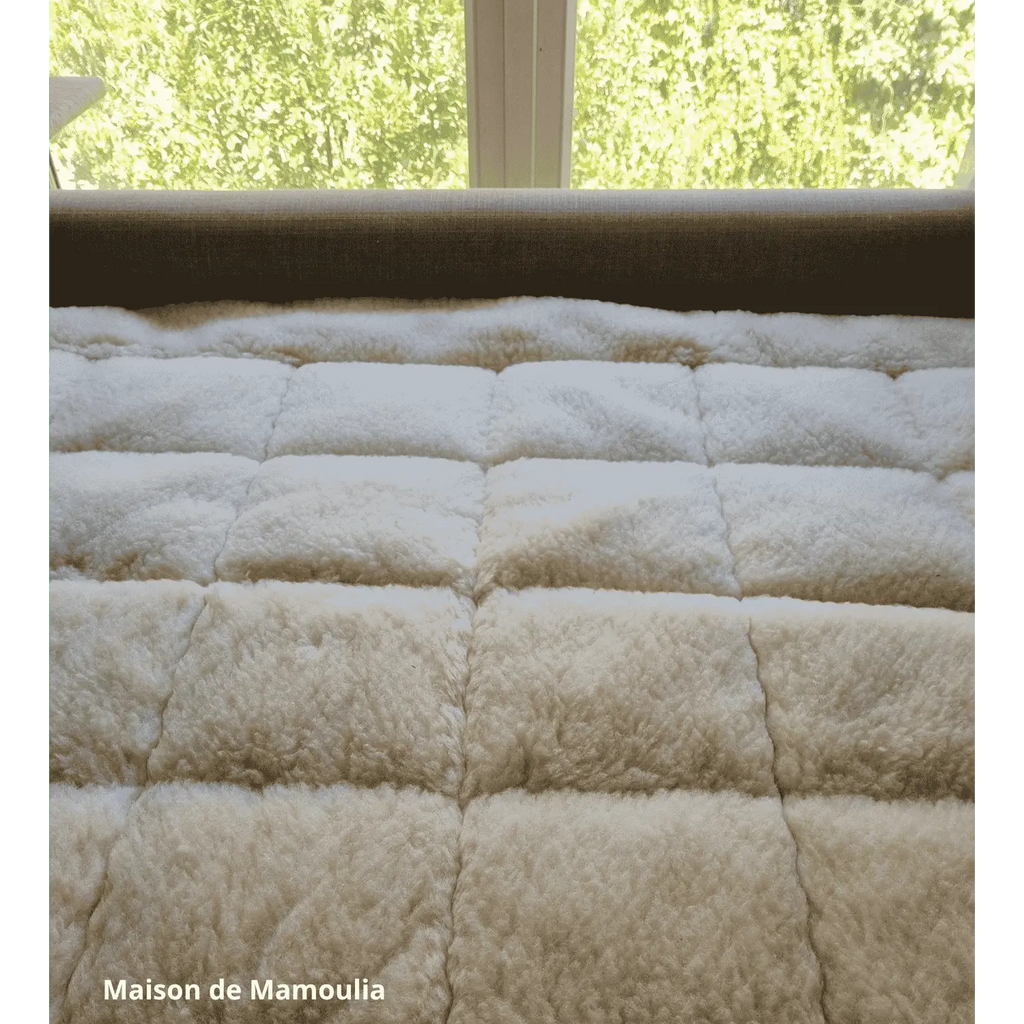 Saling - Surmatelas double face, laine-coton bio Saling