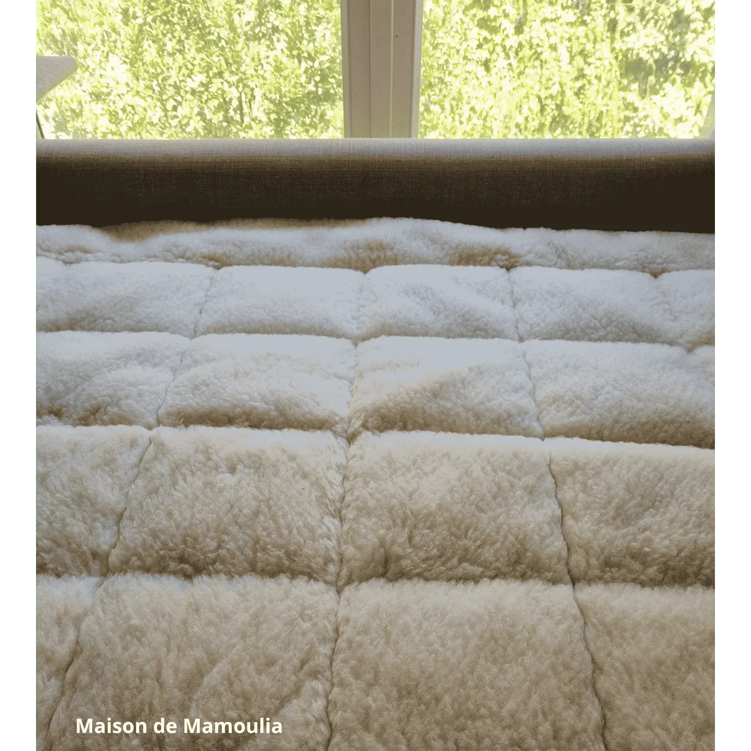 Saling - Surmatelas double face, laine-coton bio Saling
