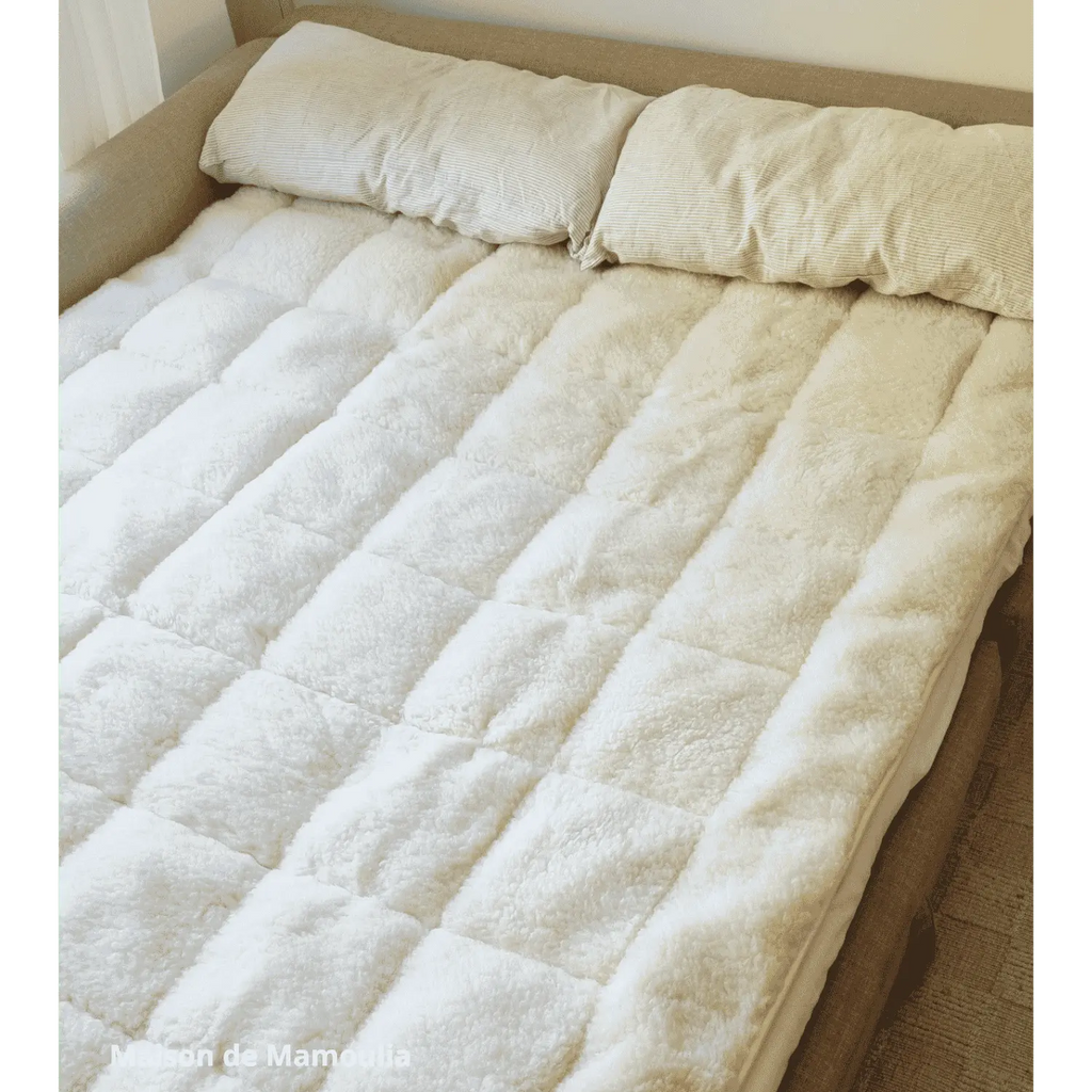 Saling - Surmatelas double face, laine-coton bio Saling
