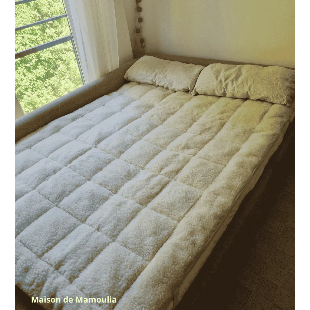 Saling - Surmatelas double face, laine-coton bio Saling