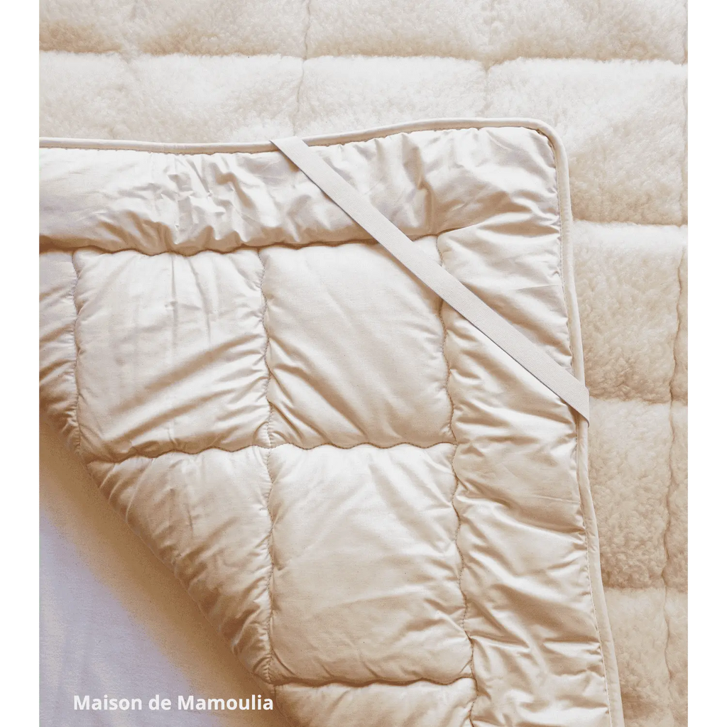 Saling - Surmatelas double face, laine-coton bio Saling