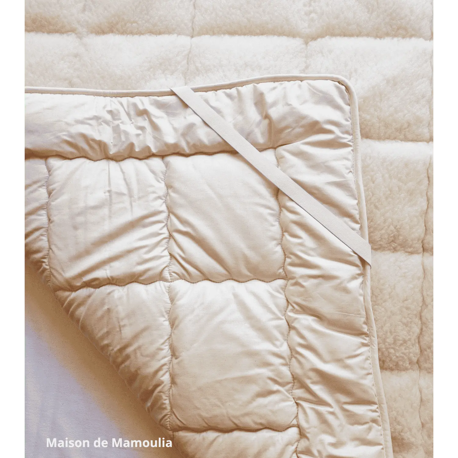 Saling - Surmatelas double face, laine-coton bio Saling