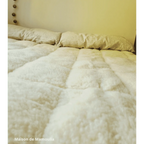 Saling - Surmatelas double face, laine-coton bio Saling