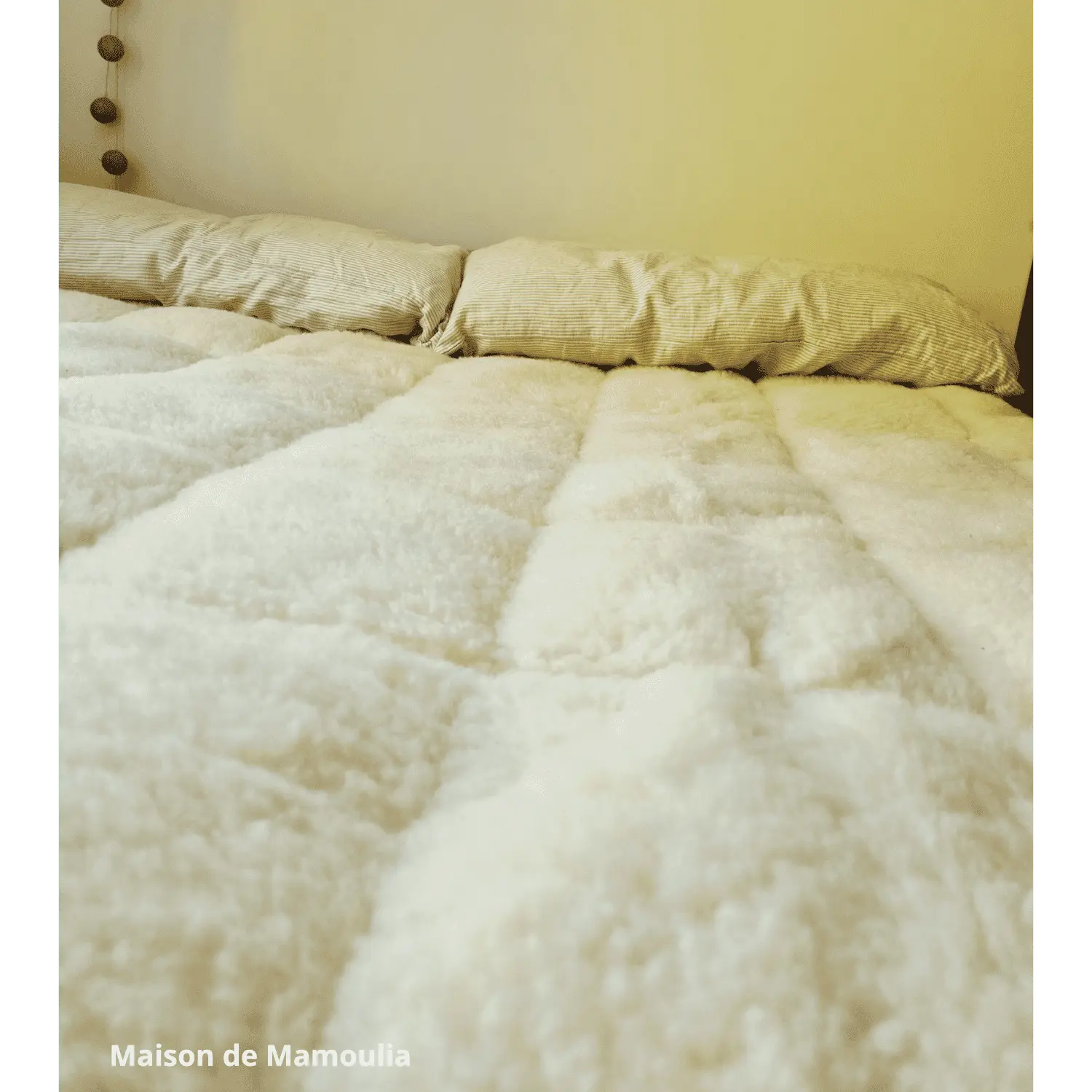 Saling - Surmatelas double face, laine-coton bio Saling
