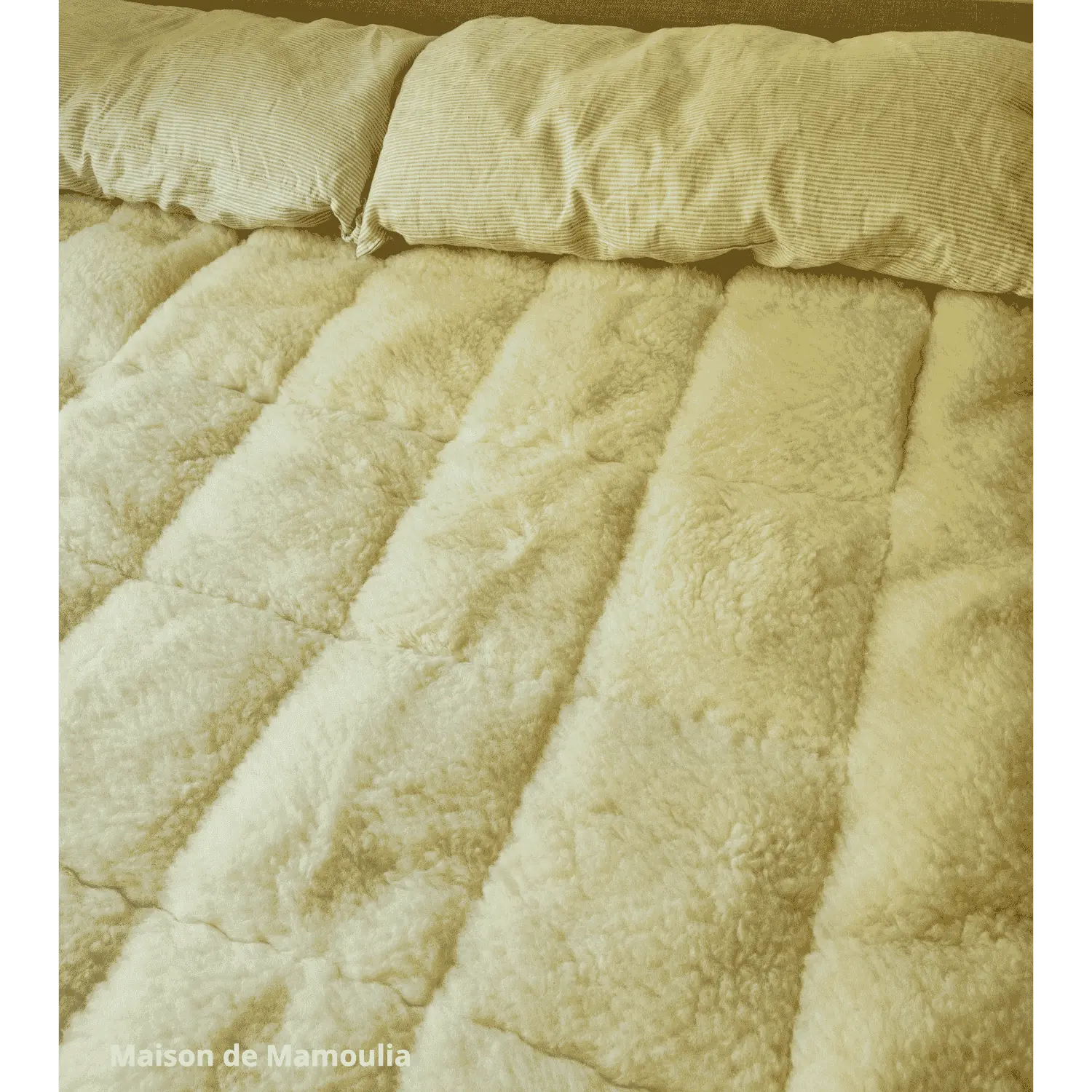Saling - Surmatelas double face, laine-coton bio Saling