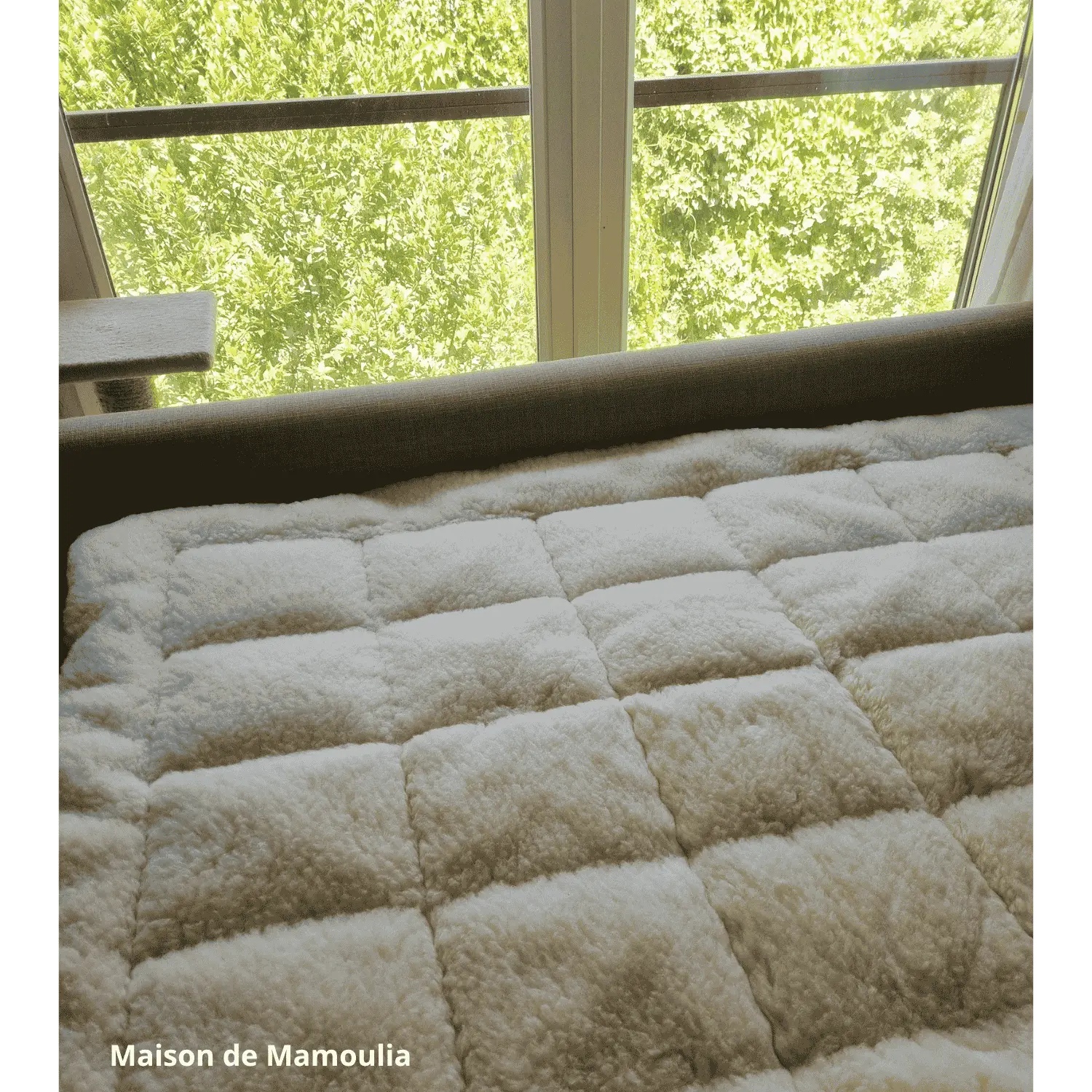 Saling - Surmatelas double face, laine-coton bio Saling