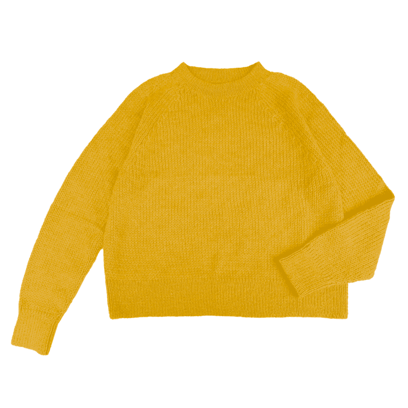 Esencia - Pull raglan femme Naja, pur alpaga