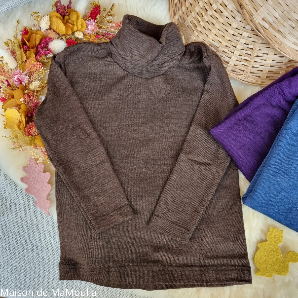 Cosilana - Children's long-sleeved t-shirt, wool-silk