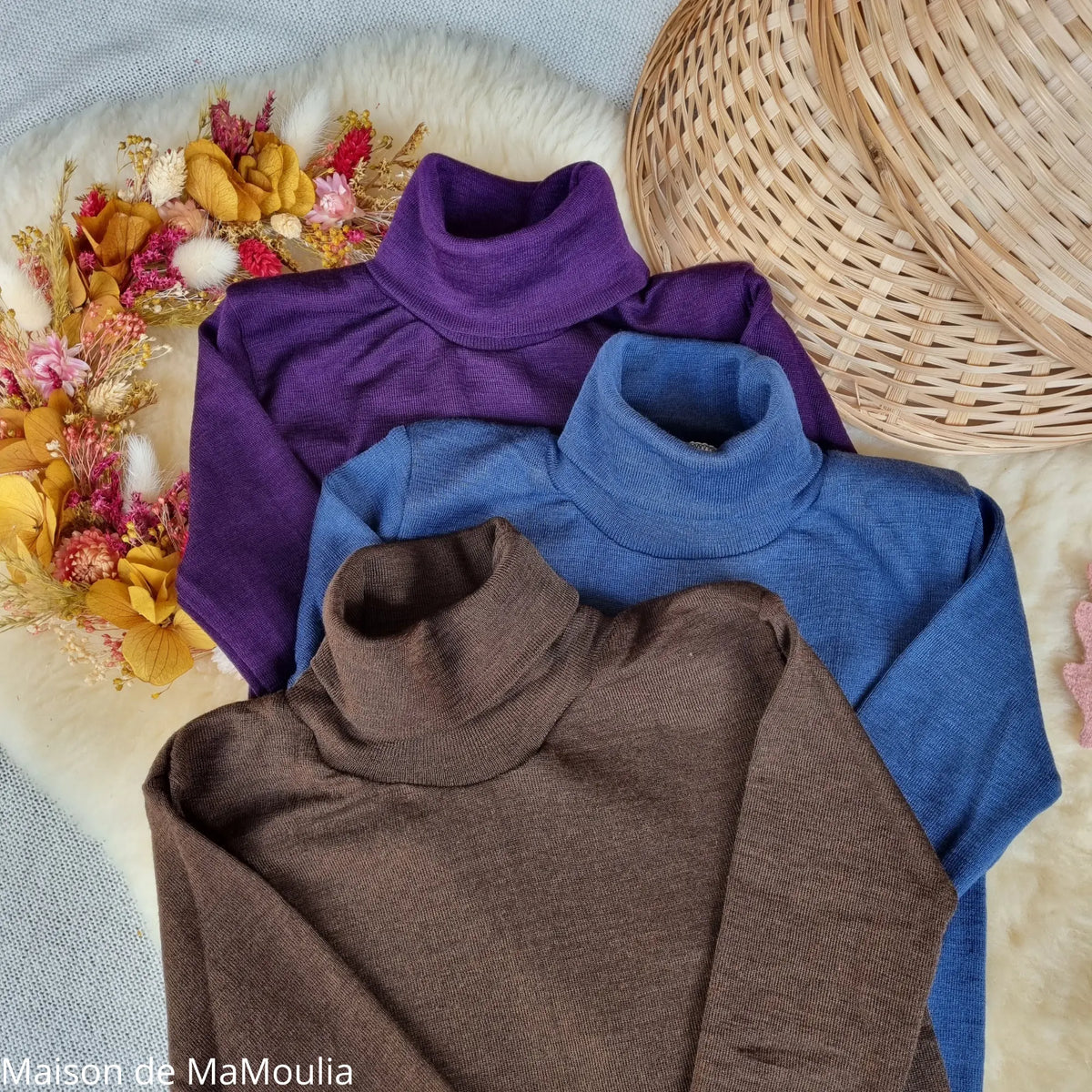 Cosilana - Children's long-sleeved t-shirt, wool-silk