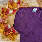 Cosilana - Body bébé manches longues, laine-soie