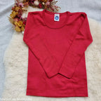 Cosilana - T-shirt enfant manches longues, laine-soie Cosilana