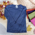 Cosilana - T-shirt enfant manches longues, laine-soie Cosilana