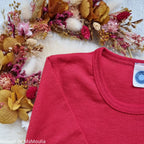 Cosilana - T-shirt enfant manches longues, laine-soie Cosilana