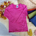 Cosilana - T-shirt enfant manches longues, laine-soie Cosilana