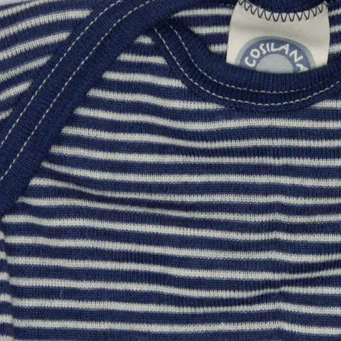 Cosilana - T-shirt bébé manches longues, laine-soie Cosilana